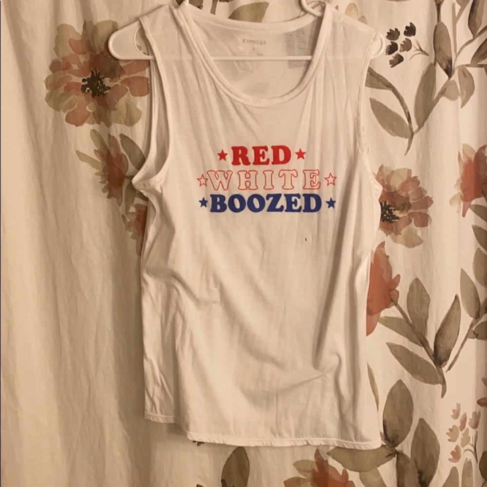 4th of July tank top.